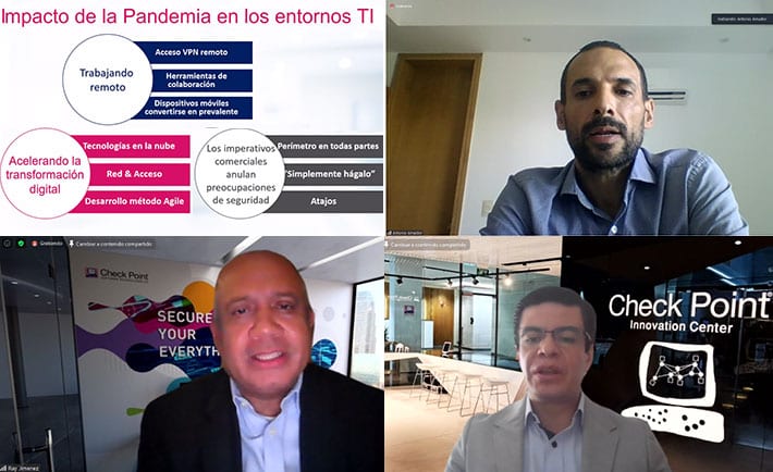 Ejecutivos de Check Point analizan los efectos de la ciberpandemia en la seguridad.