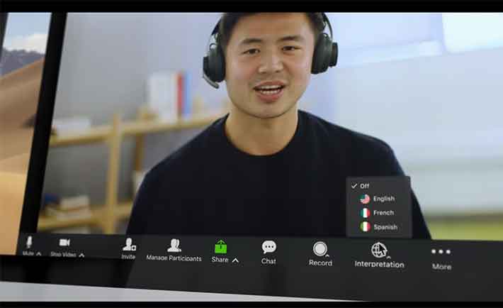 Traducción y transcripción en tiempo real en Zoom