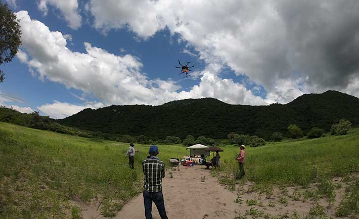 Drones para reforestar